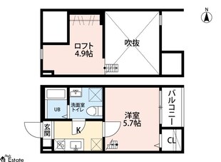 カメリアの物件間取画像